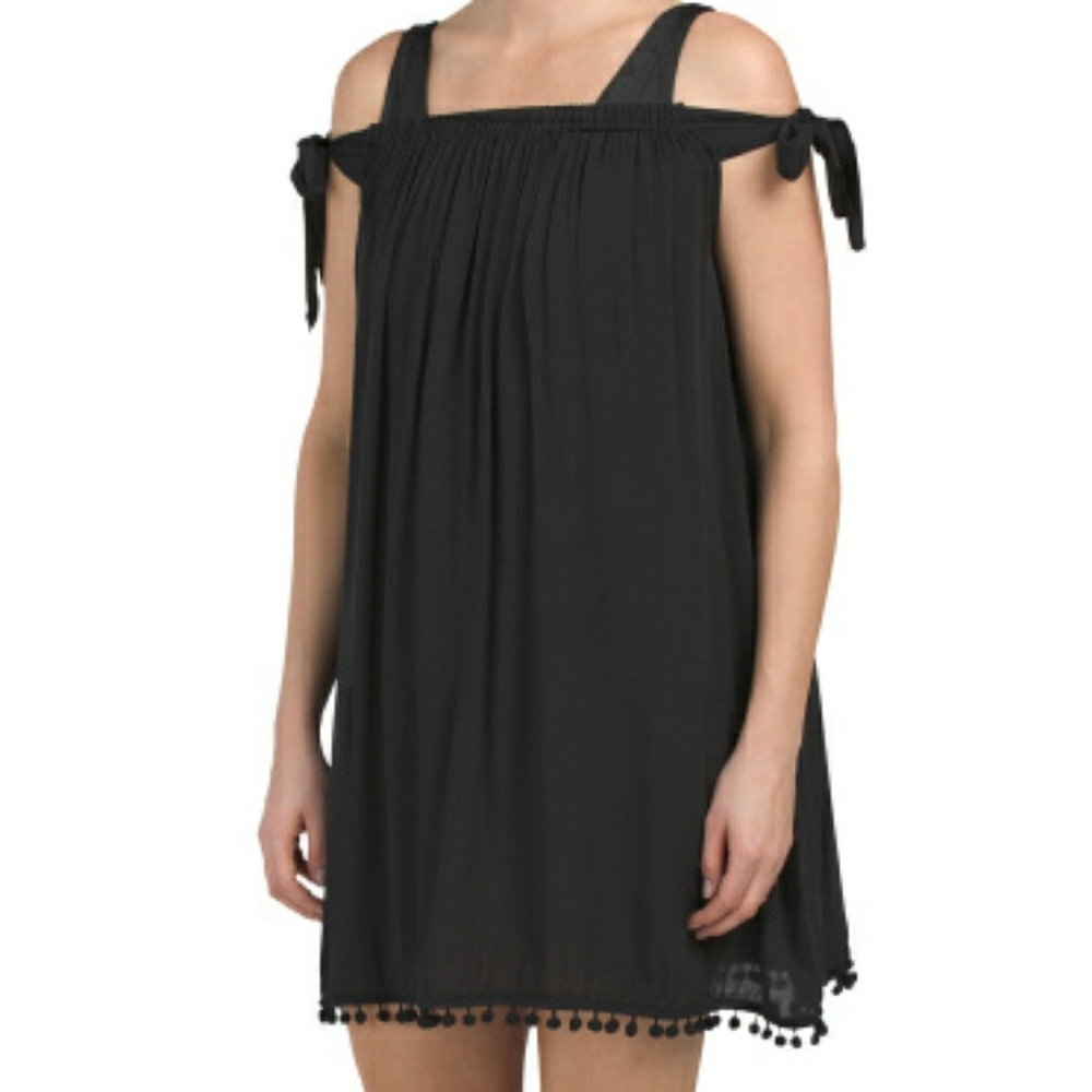 Bleu Rod Beattie, Off Shoulder Dress/Swim CoverupM